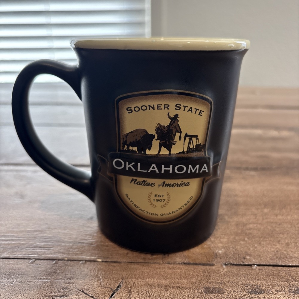 Americaware Oklahoma Native State Travelers Choice 3D Coffee Tea Cup Mug 3BAR02 - Picture 3 of 5